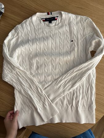 Pullover Tommy Hilfiger weiss, Grösse M