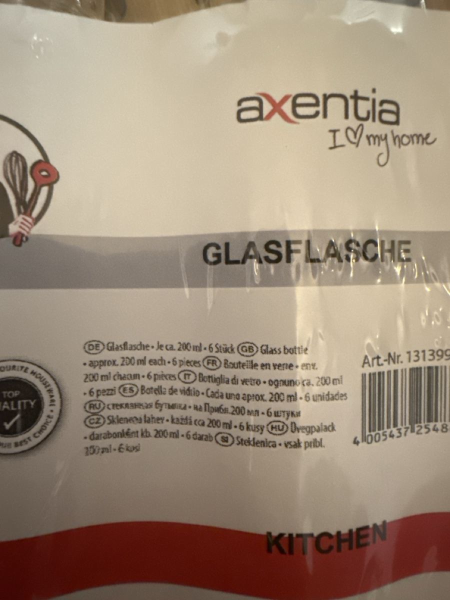 Gas-Geräte & -Technik: 6 Axentia Glasflaschen, 200 ml, Neu – Neu und originalverpackt aus Bern von fab_tx65 2