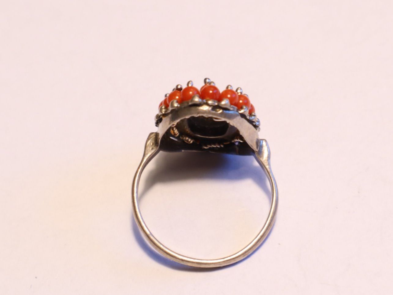 Ringe: Silberring mit Korallen - Blickfang! Handarbeit Dalmatien – Neu (gemäss Beschreibung) aus Baden von TellsKuchenhaus 3