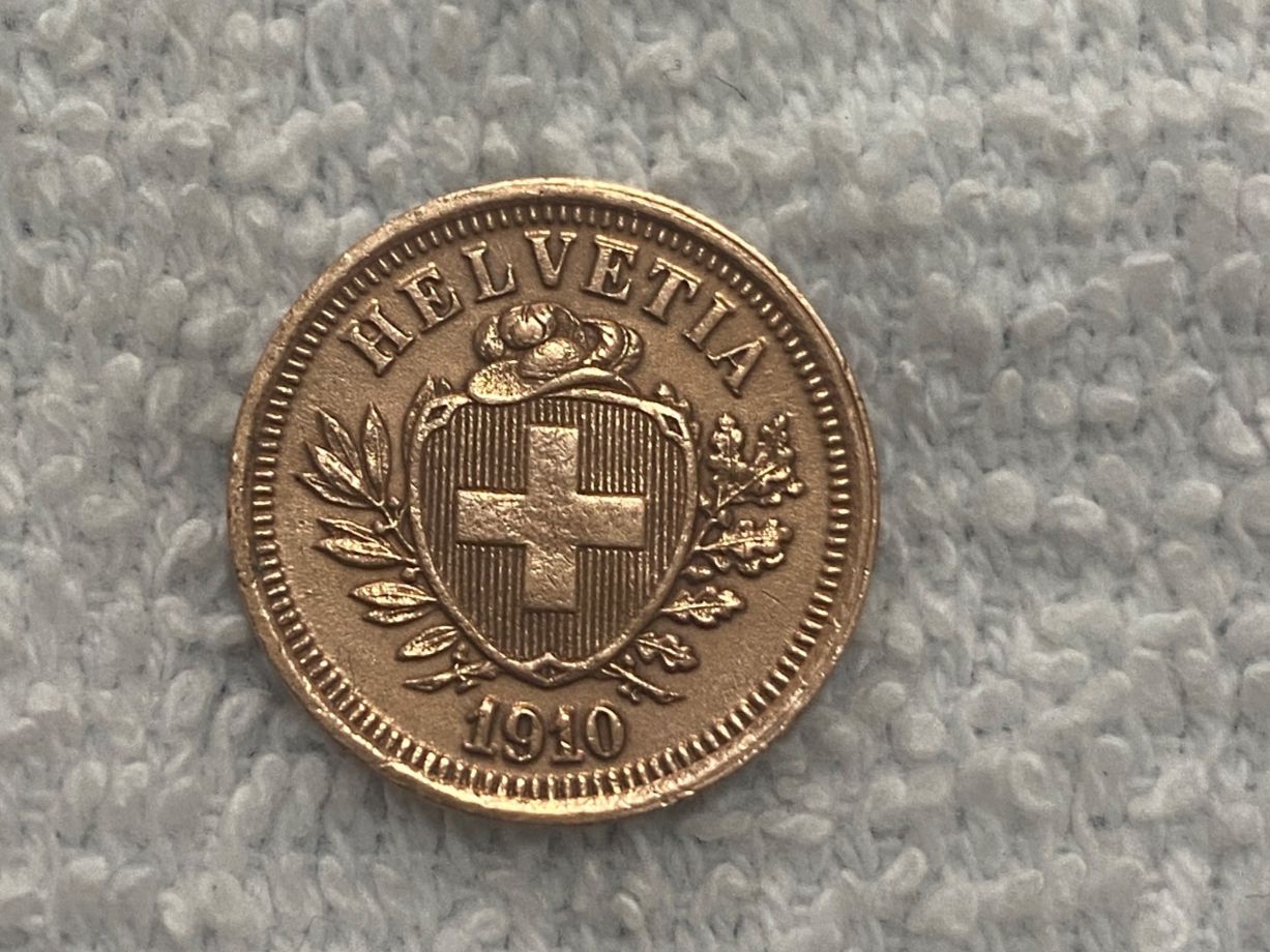 Alle Münzen: 1 centime/Rappen 1910 – Gebraucht aus Nyon von Ilmi09