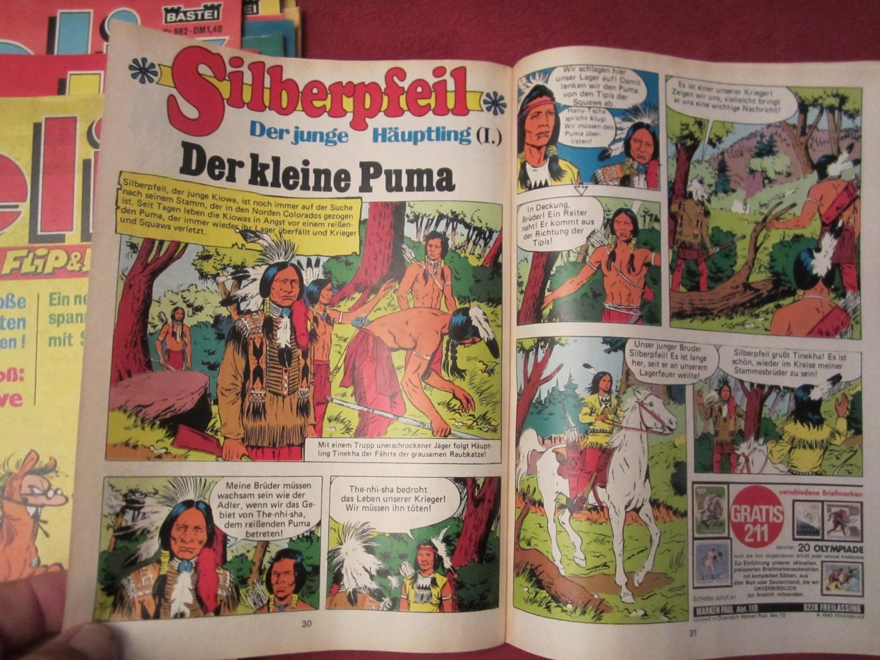 Comics: 10x "Felix mit Flipflap"SILBERPFEIL Hefte BASTEI Comics – Gebraucht aus Volketswil von nemo2000 5