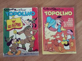 Zwei Topolino Ausgaben von 1984 und 1985