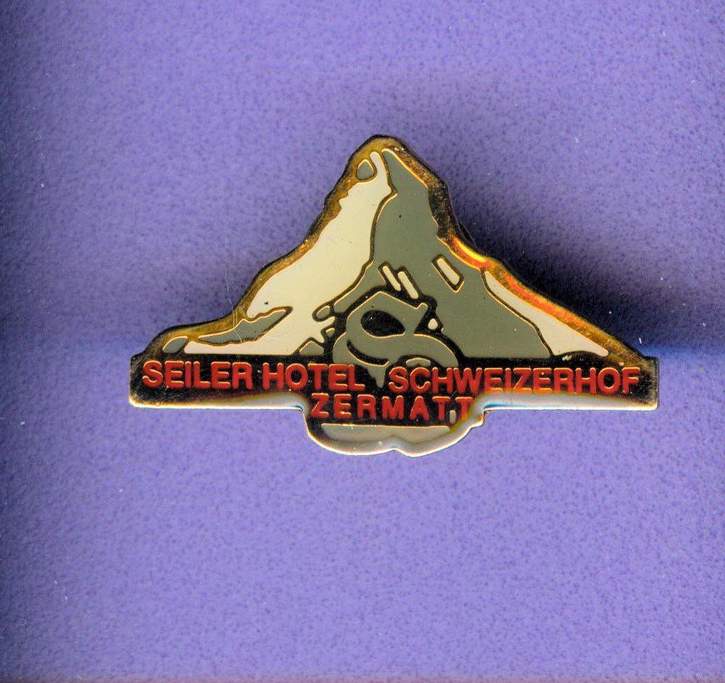 Placchette & Badge: SEILER HOTEL  SCHWEIZERHOF  ZERMATT – Usato da Winterthur venduto da Sammleroase