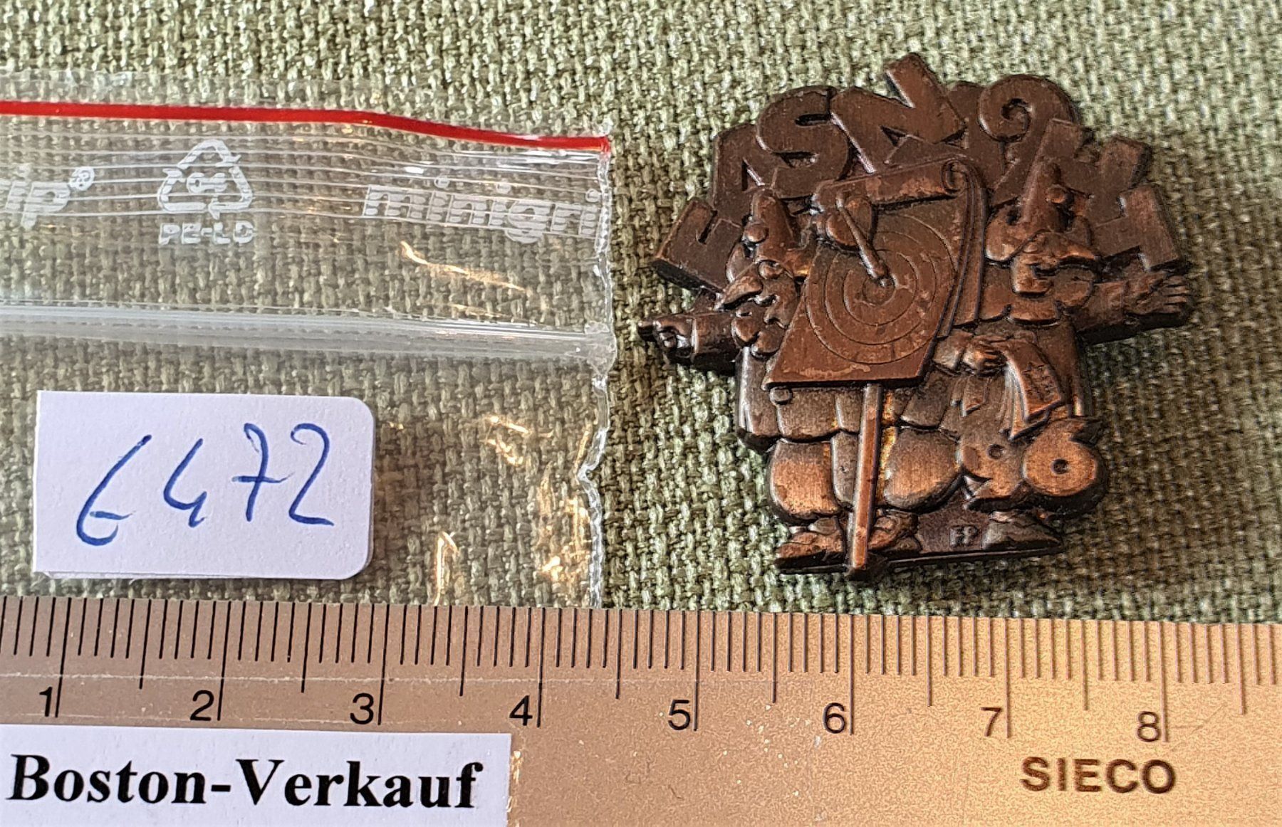 Alle Briefmarken: E472 - Basel Fasnacht 1996 – Gebraucht aus Reinach BL von Boston-Verkauf 3