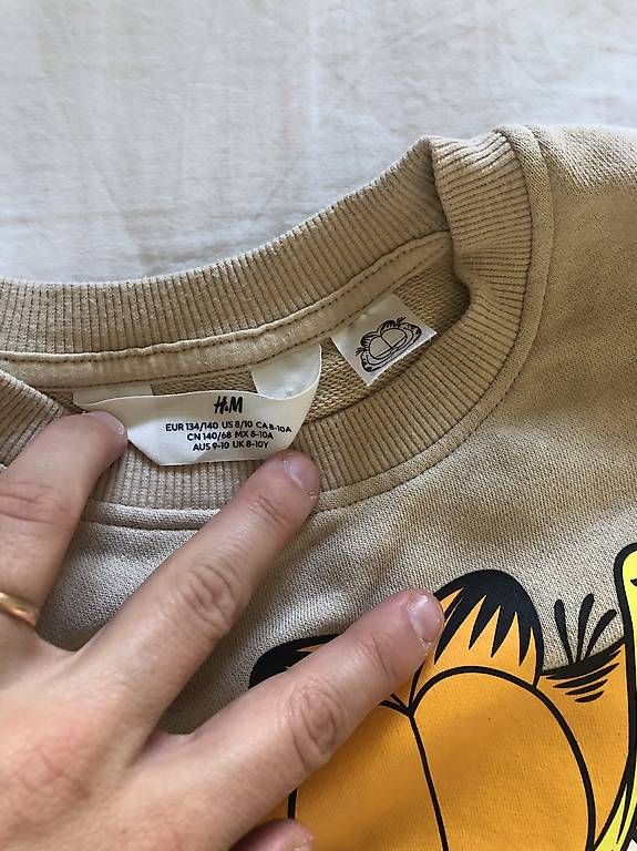 H&M Maglioni & Felpe: Gr 134/140 Garfield Pullover Langarmshirt – Usato da Münsingen venduto da thi0ja 1
