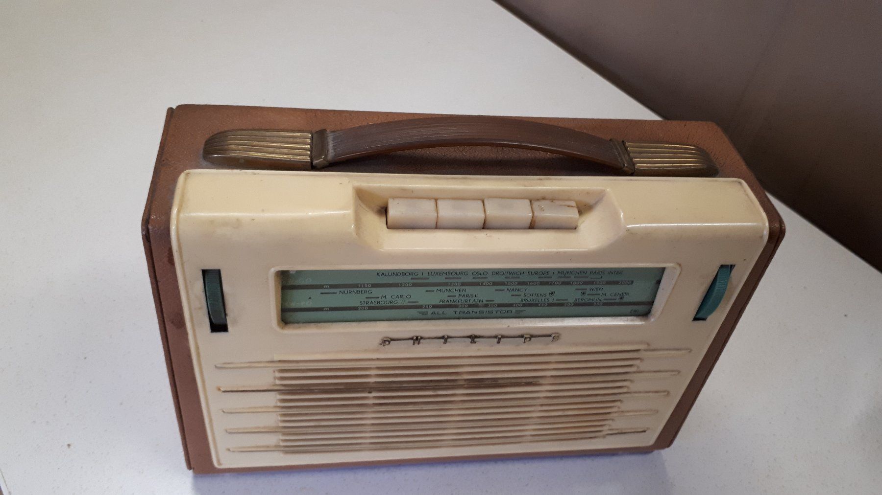 Philips Radio: Philips Evette L3X71T Kofferradio / Transistorradio – Difettoso da Madiswil venduto da 20gls 1