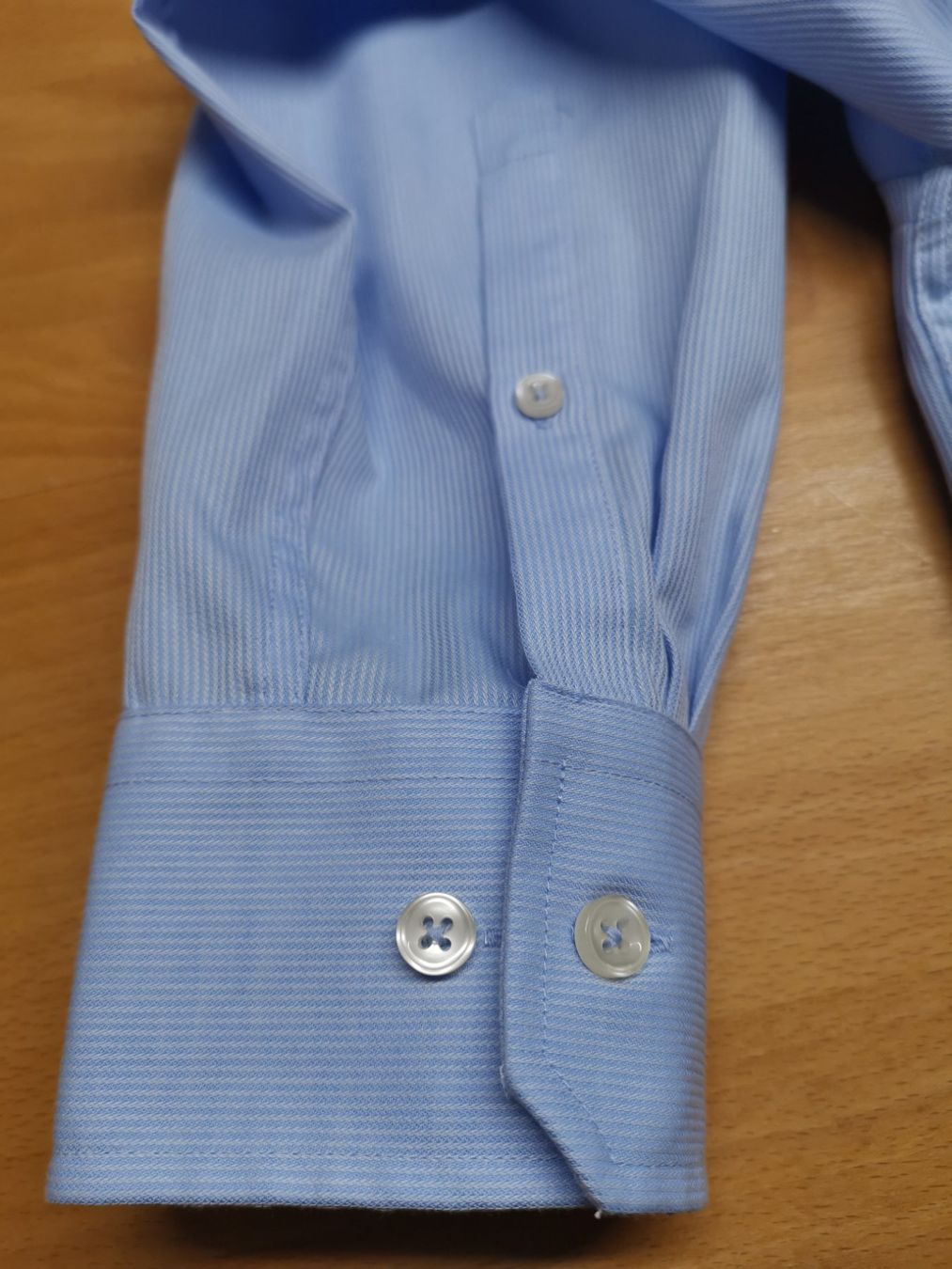 Camicie: Herrenhemden "Seidensticker", hellblau – Usato da Seuzach venduto da NaehdesignMirjam 3