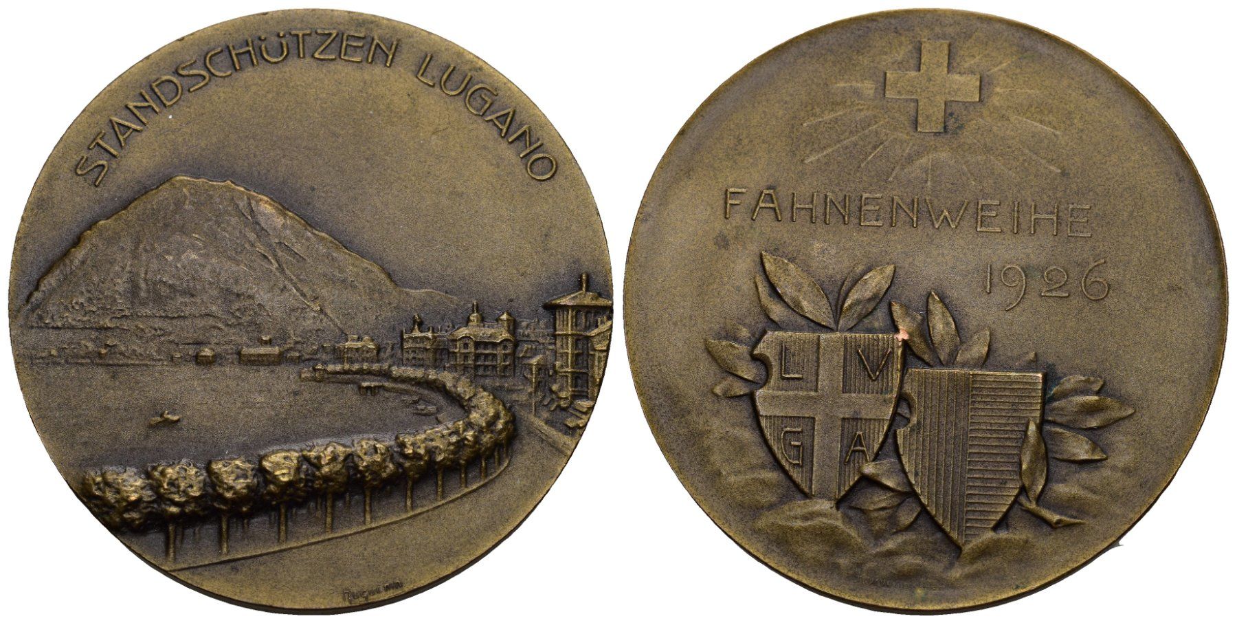 Medaglie: Lugano 1926 – Usato da Bern venduto da numismatictops