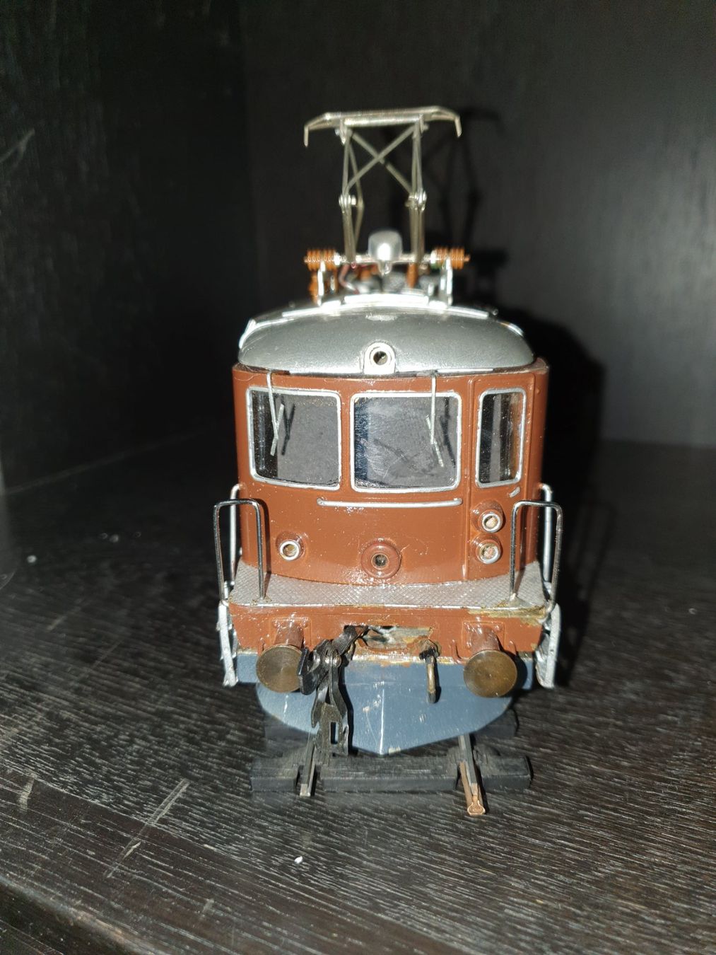 Hermann Modellini di ferrovie: BLS Ae 4/4 Werkstatt Modell Spur 0 DC – Usato da Münsingen venduto da wd65 8
