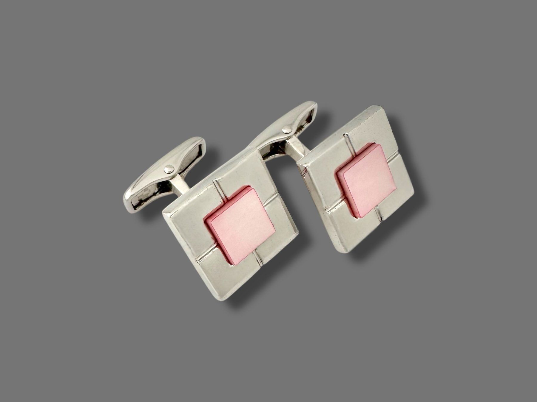 Dunhill Gemelli: Dunhill Sterling Silber - Vintage Cufflinks – Usato da Zuzwil SG venduto da artimmo 3