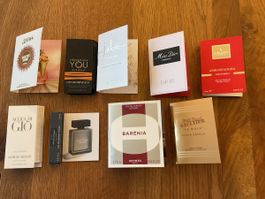 Parfümproben /Armani,Gaultier,Dior,Gisada,Hermes,Rodriguez