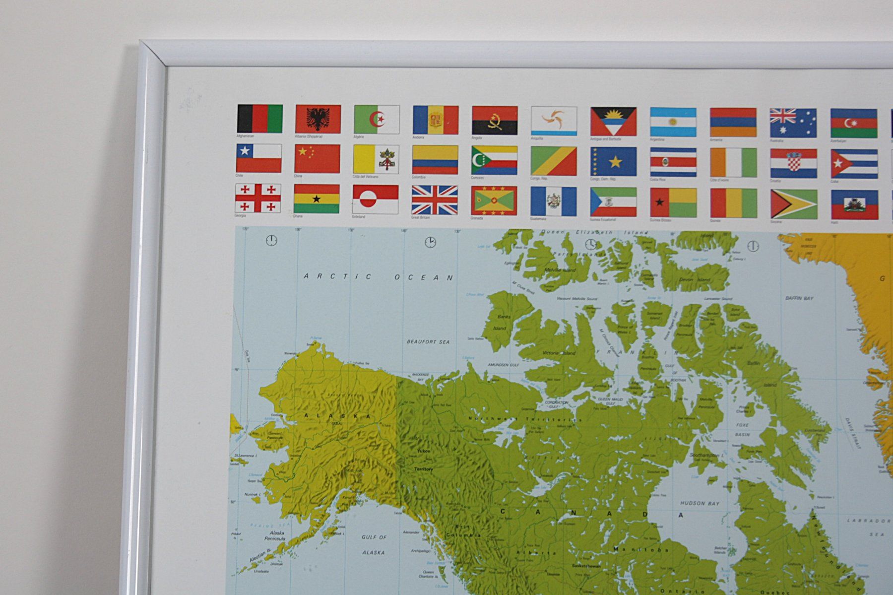 Posters & Illustrations: Weltkarte im Rahmen – D'occasion à Zollikofen par Restwert_Zollikofen 1