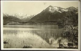 THUNERSEE mit Niesen und Blümlisalp - gel. 1927 v. Thun