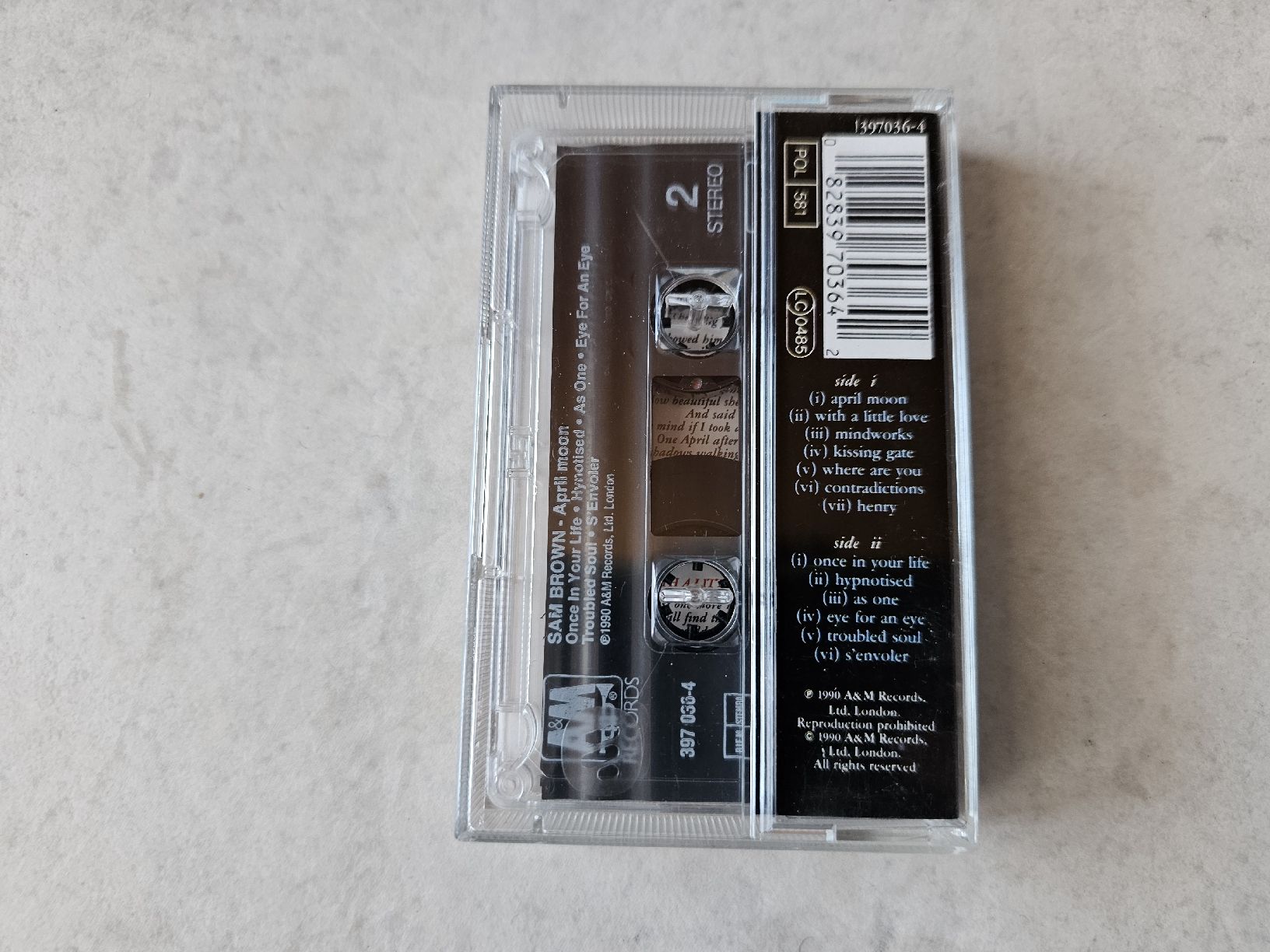 Musicassette: Sam Brown  -  April Moon  /  MC – Usato da Schneisingen venduto da backstore24 1