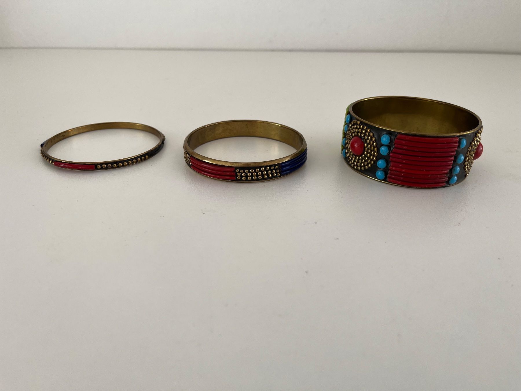 Bracciali & Braccialetti: Ethnische Armreife 3-teilig – Usato da Wetzikon ZH venduto da seli03 6