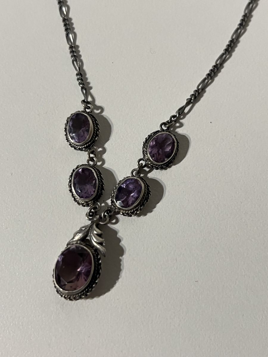 Catenine: Collier avec Améthystes  – Usato da St-Pierre-Clages venduto da ste_xk6p 5