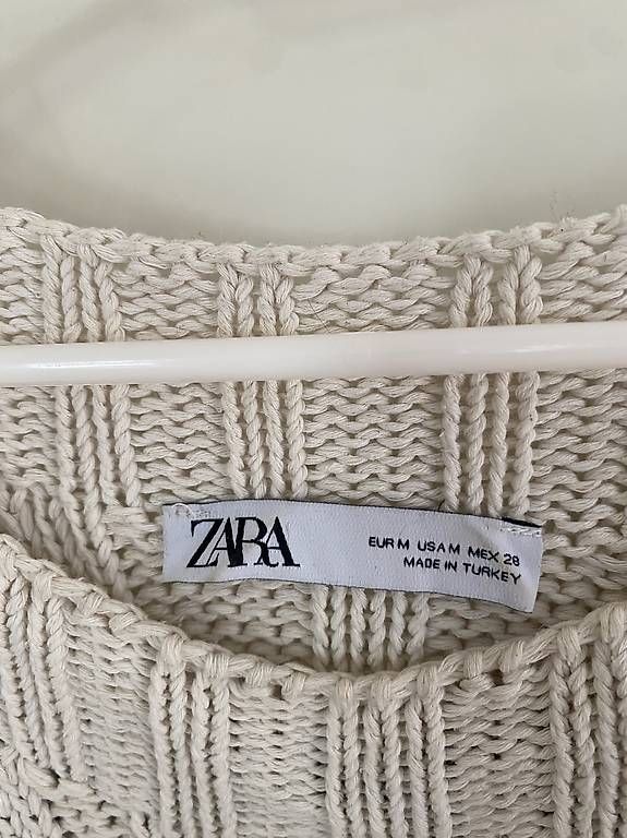 Maglioni & Felpe: Oversize Strickpullover gestreift Creme/Navy – Usato da Rorschach venduto da Lauraq12 1