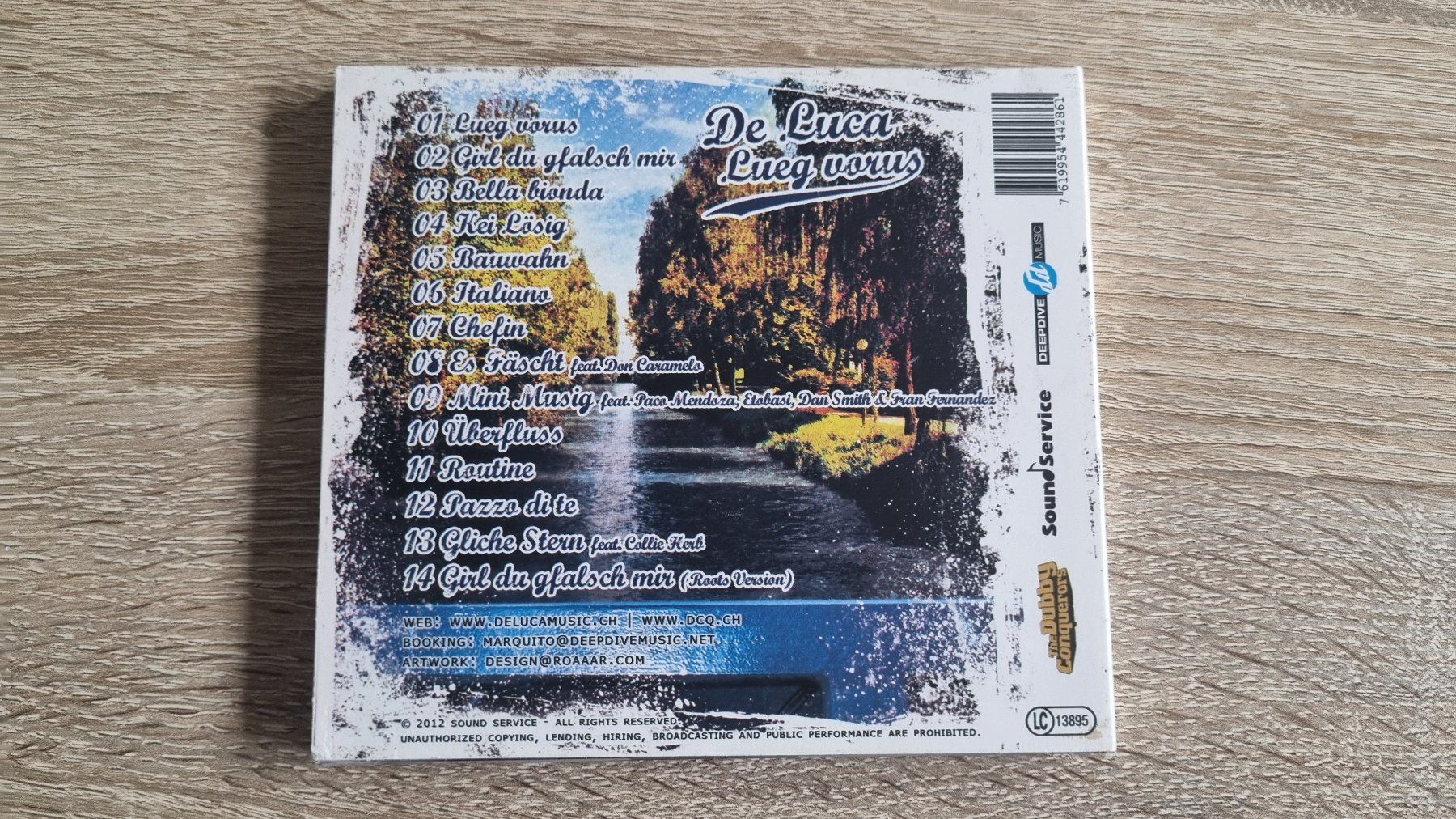 CD: De Luca - Lueg vorus – Usato da Hagenbuch ZH venduto da lecterr55 2