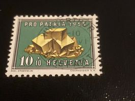 Flusspat ZNr. B87 1958 Vollstempel Winterthur