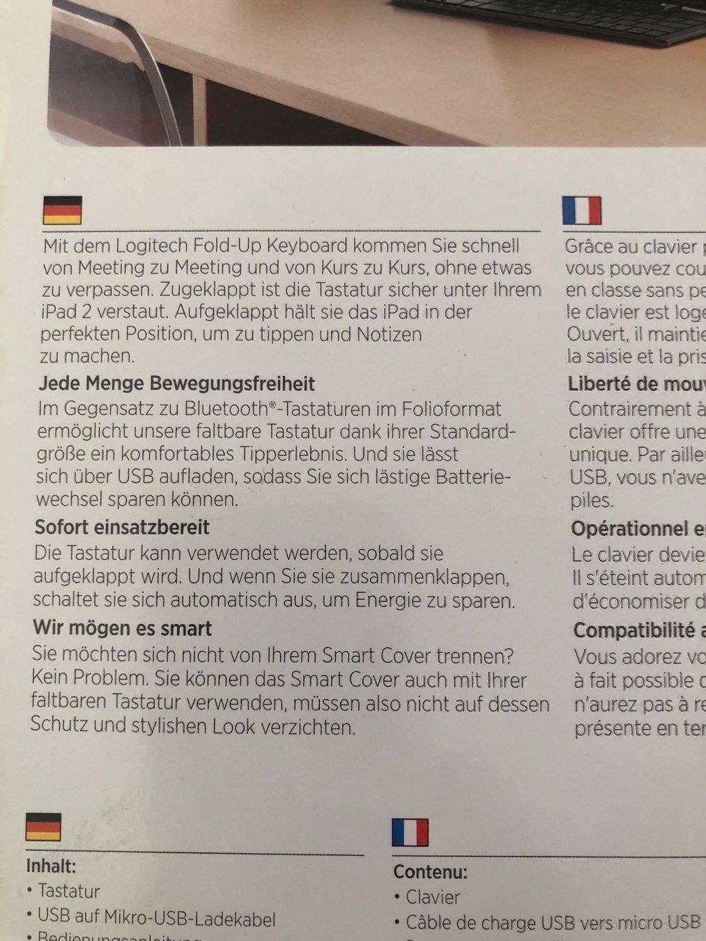 Logitech Tastiere: Logitech Fold-up Keyboard Neu – Nuovo e nell'imballaggio originale da Küsnacht ZH venduto da LuxuryBroker 4