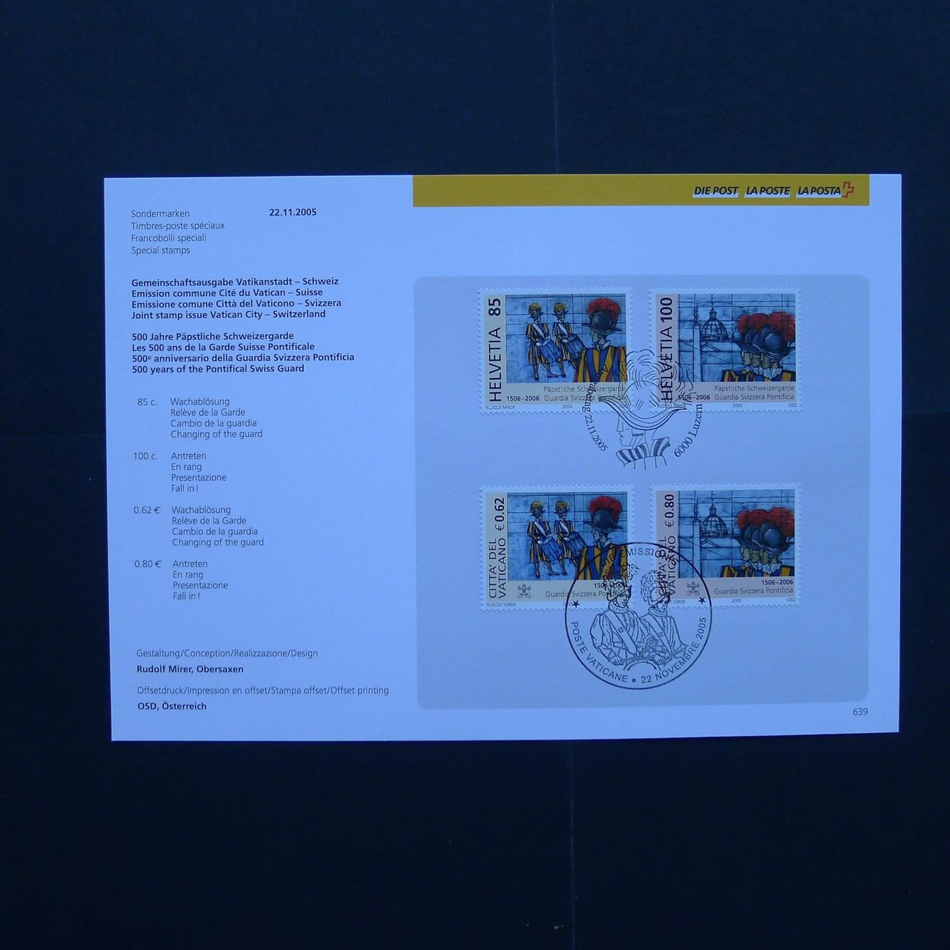 Tutti i francobolli: 2005 Nr.1183 + 1184 Lot mit FDC/Bogen – Usato da Dagmersellen venduto da wyss1982 6