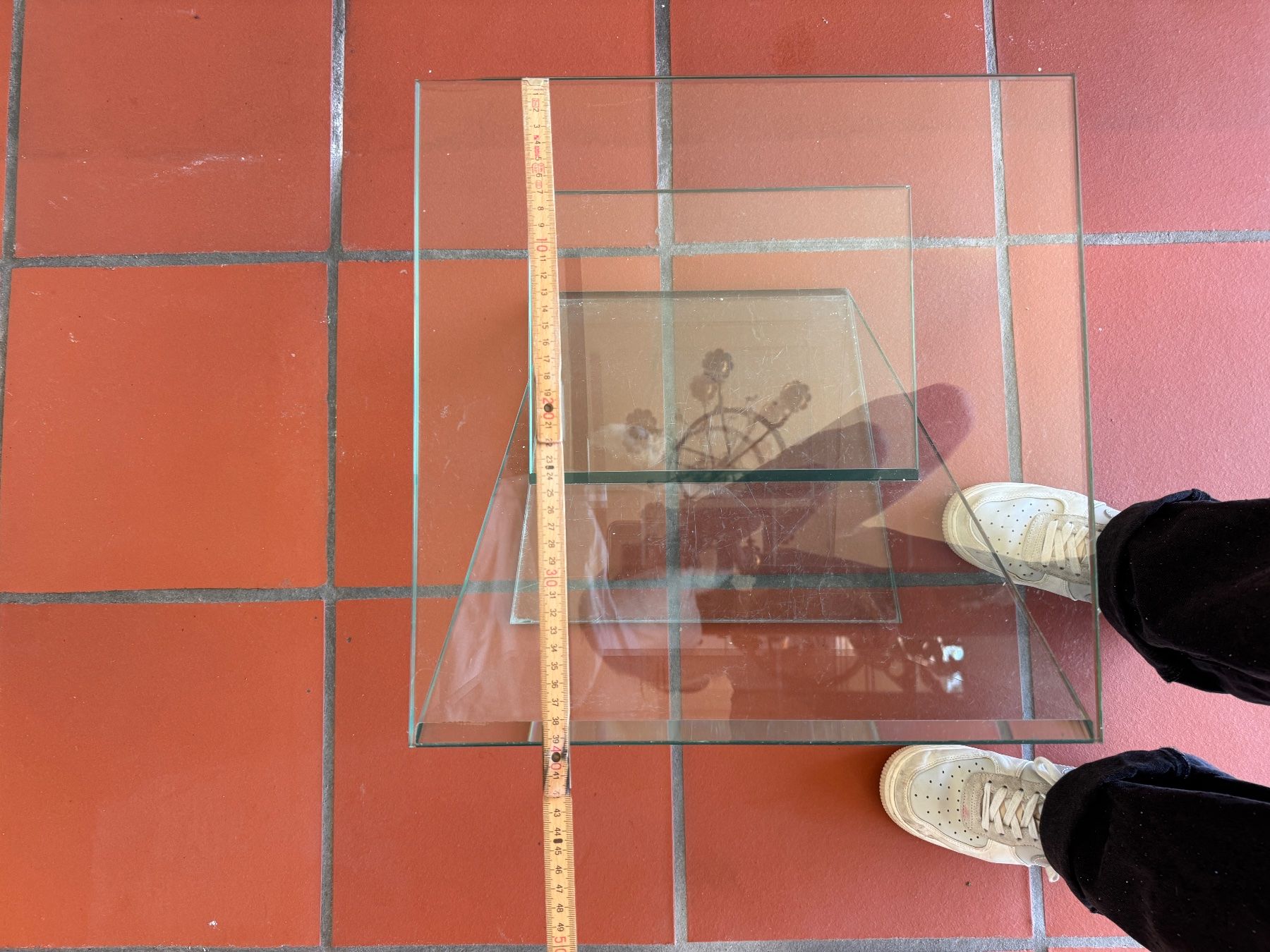 Tavoli: Table basse en verre design moderne bon état – Usato da La Neuveville venduto da ghubler 3