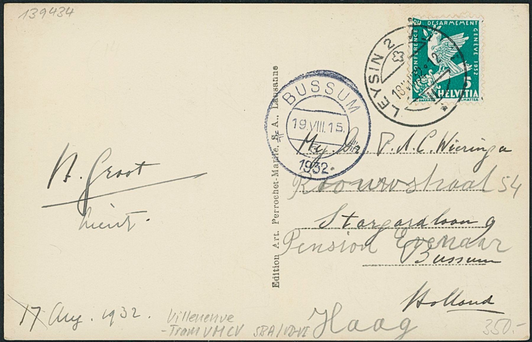 Cartoline postali: VD Villeneuve - Tram VMCV – Usato da Schindellegi venduto da leecollect 1