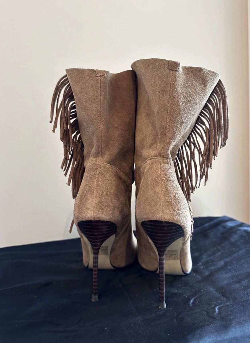 Mango Scarpe da donna: PREMIUM MANGO Stiefel mit Fransen Gr. 39 – Nuovo (secondo la descrizione) da Zürich venduto da milenaxx 2