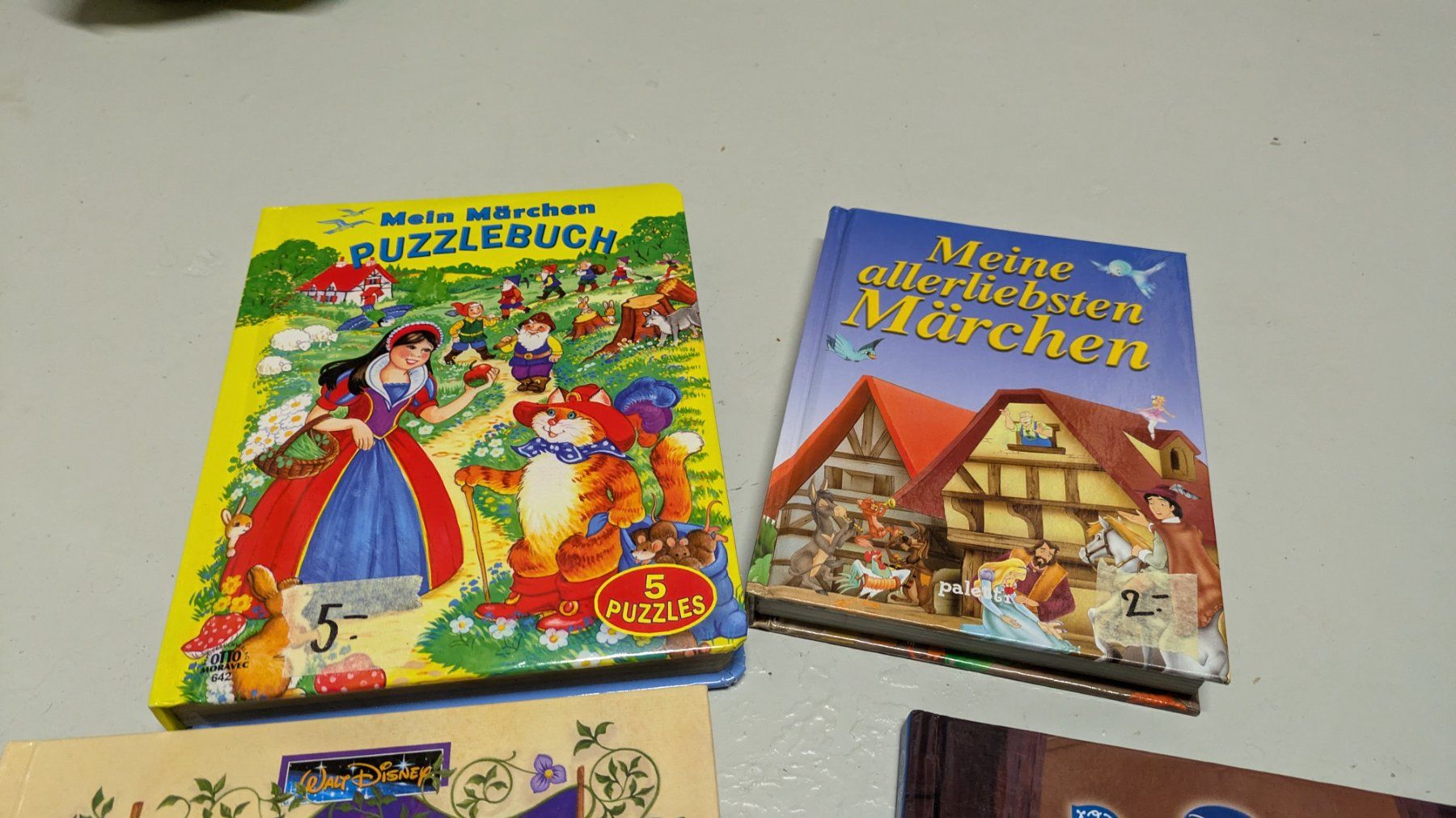 Bücher: Märchenbücher Sammlung - Dornröschen, Puzzlebuch, Pinnocchio – Gebraucht aus Staufen von Fleby84 1