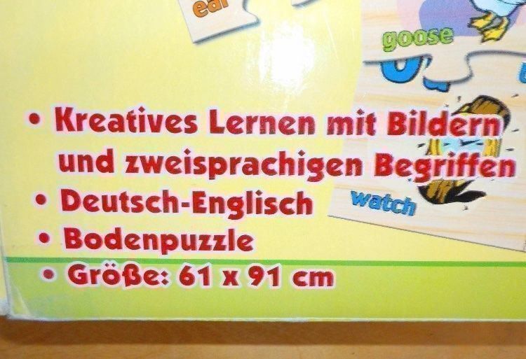 Puzzle: Großes Holz Lernpuzzle Alphabet – Usato da Meilen venduto da Exclusive00 2