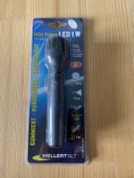 LED Taschenlampe wasserdicht 1W 75m Reichweite neuwertig