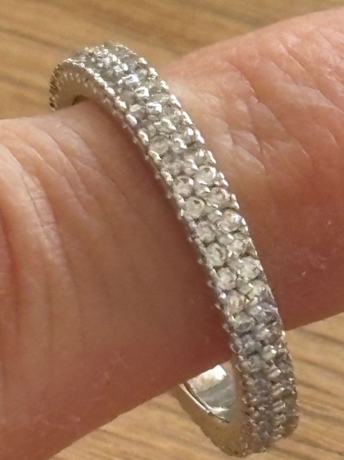 Anelli: Luxus Elegante Gr.19/9 Ring Memoire Farbe : Silber – Nuovo (secondo la descrizione) da Biel-Bienne venduto da Roserosse13 8