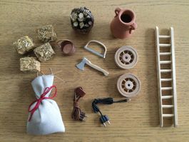Weihnachtskrippen- Set 13tlg. neu 60% Rabatt
