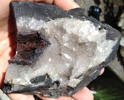 quartz et goethite, congo