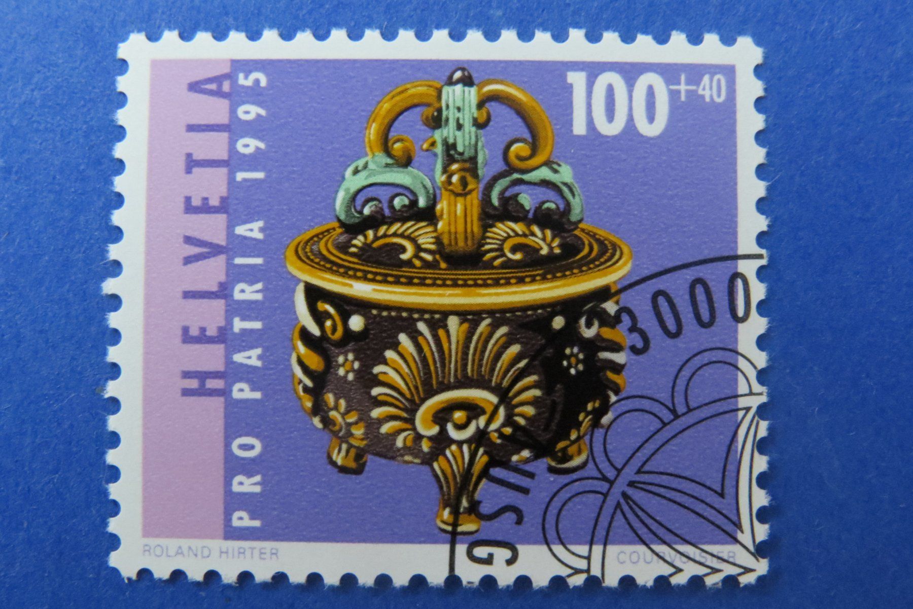Tutti i francobolli: Serie Pro Patria 1995 - off.Ersttag-Eckstempel BERN – Usato da Brunnen venduto da Kumari 1