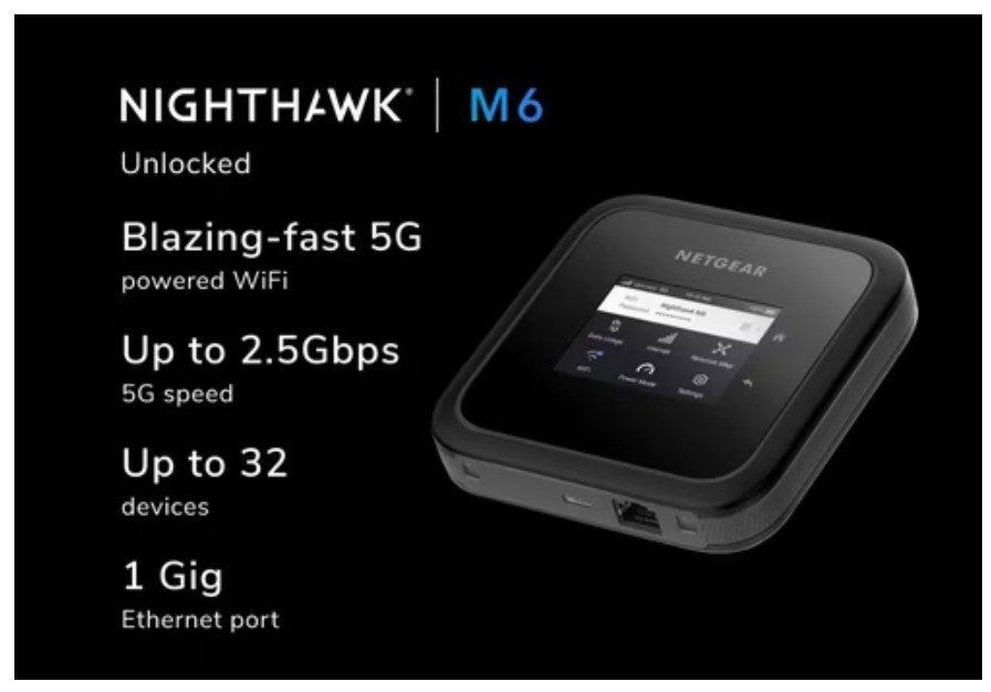 Netgear Modem & Router: Netgear Nighthawk M6 5G WLAN – Usato da Liestal venduto da freetom 3