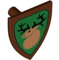 LEGO Waldläufer / Forestman Schild (aus Set 10305) - 6315053