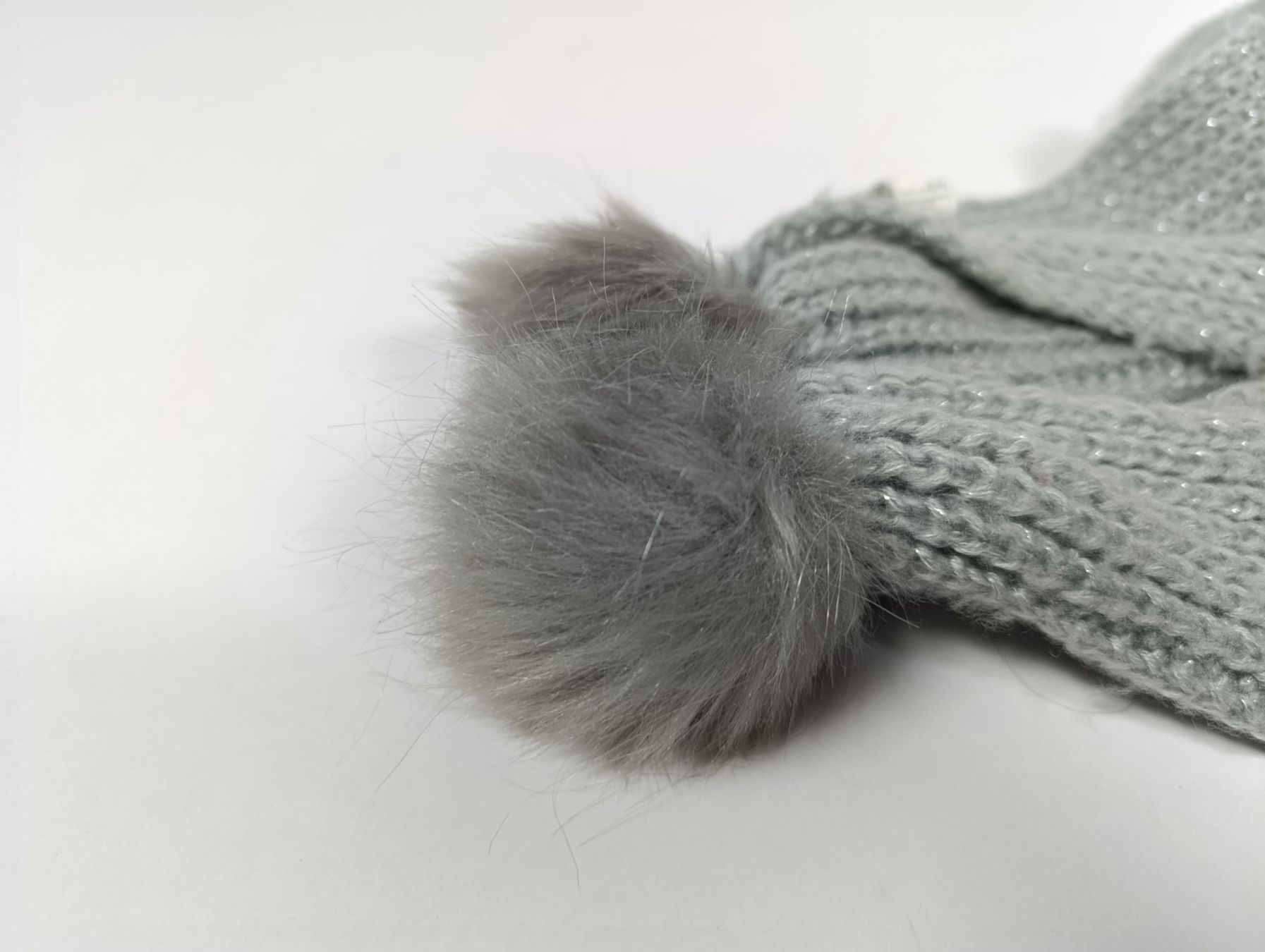 Foulard & Sciarpe: GEMO écharpe gris-bleu en mailles – Usato da Thielle venduto da Plusvalue_Neuchatel 1