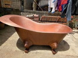 Badewanne Freistehende Bad Wanne Kupfer Becken Kupferwanne