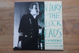 IAN DURY & THE BLOCK HEADS - WARTS'N'AUDIENCE - LIVE - LP