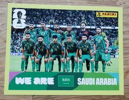 We are Saudi Arabia KSA 13 Panini FIFA World Cup 2026  ⚽🏆