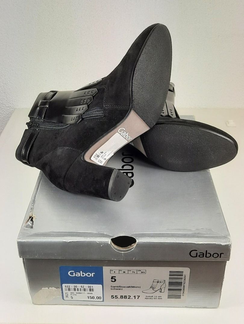 Gabor Scarpe da donna: GABOR elegante Stiefeletten schwarz Gr. 38 – Nuovo e nell'imballaggio originale da Seuzach venduto da VT-Collections1 6