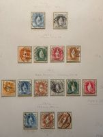 BRIEFMARKEN HELVETIA 1906 WEISSES PAPIER 1907 FASER 1907 ZÄH