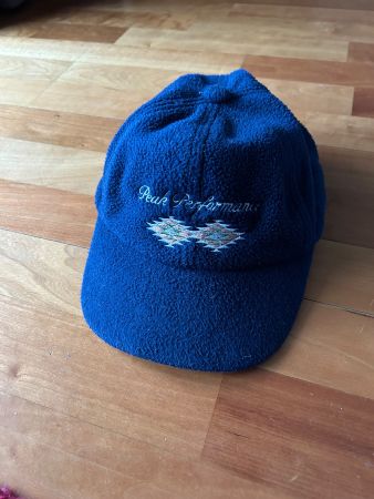Peak Performance casquette polaire hiver bleu marine