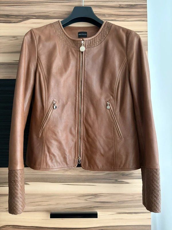 Vestes: Lederjacke Gr. 36 - cognac – Neuf (Voir description) à Reinach BL par pinusmugo