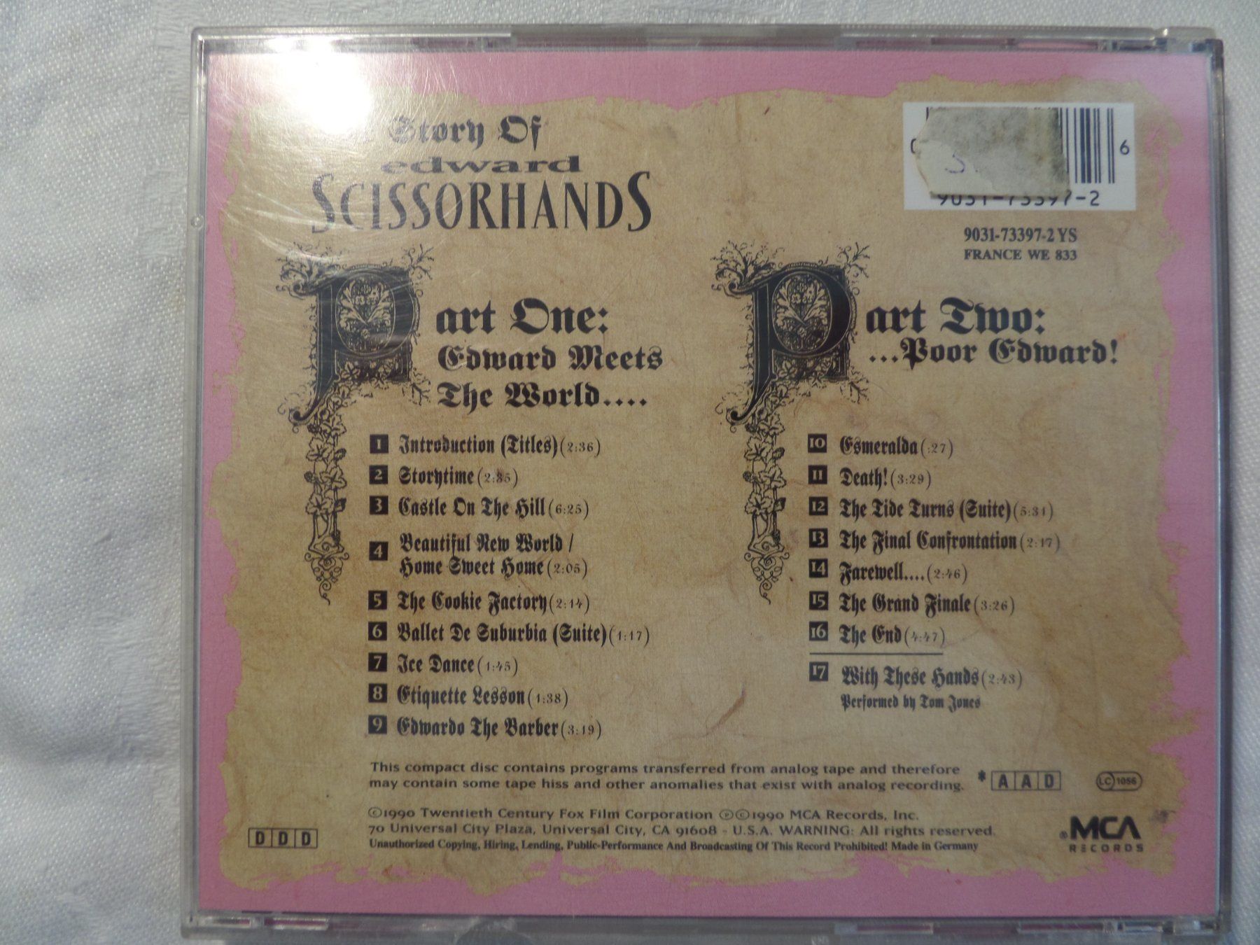 CD: Danny Elfman - Edward Scissorhands – Usato da Genève venduto da CDLPBookS 1