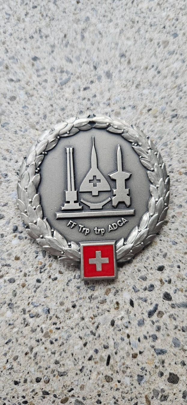 Schweizer Armee Placchette & Badge: *** Beretemblem Silber Schweizer Armee *** – Nuovo (secondo la descrizione) da Riedholz venduto da fr_sIruP