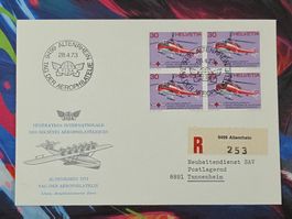 CL28 Enveloppe + Timbre Suisse 1973
