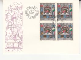 LBK 537 im 4er-Block FDC