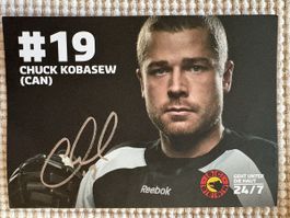 AK Autogramm von SCBern / Chuck Kobasew